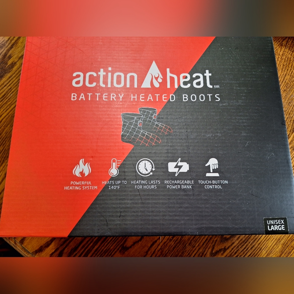 ActionHeat 5V Heated Boots for Indoors and Outdoors – Unisex Large NIB - Picture 6 of 7